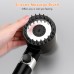 MEKO Hard Water Filter Shower Head with 15 Stage Filter, 3+1 Spray Jet Modes High Pressure Shower Head and 1.5m Hose, Handheld Massage Shower Filter for Residual Chlorine Remove (Black)