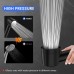 MEKO Hard Water Filter Shower Head with 3 Modes, 15 Layers Filtration Water Saving High Pressure Shower Heads and 1.5m Hose, Massage Shower Filter for Residual Chlorine Remove Black