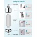 MEKO 32 Stage Shower Filter Cartridge, Replaceable Shower Water Filter for Hard Water, Reduces Chlorine, Impurities, Heavy Metals, Filtration Capacity 20,000 litres, with 1 Extra Filter Cartridge